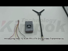 1.7Ghz VTX Беспроводная беспилотная аппаратура видеопередатчик поддержка IRC Tramp Video Link 4W RF Power VTX