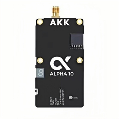 AKK 5.8G 10W VTX Alpha10 Видеопередатчик Поддержка смарт аудио с 80 CH Drone RC аксессуары