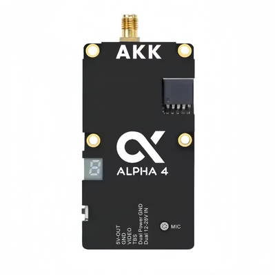 Видеопередатчик дронов AKK Alpha4 VTX 5.8G FPV 4W 8CH Ultra Long Range Video Sender