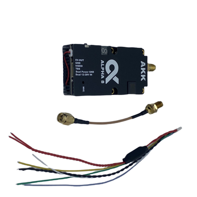 AKK 8W VTX Alpha8 Беспроводной видеопередатчик 80CH 5.8G 8W 5W 3W 1W Поддержка питания Smart Audio