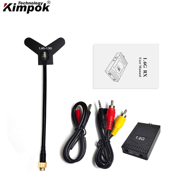 1.6G FPV VRX 1.6Ghz Аналоговый беспроводный беспилотный видеопередатчик для передачи изображений длинной дальности дроном