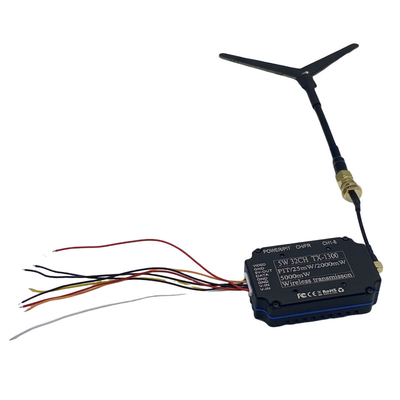 1.2G 1.3G 5W Беспроводной видеопередатчик 32CH FPV VTX 25mW 2000mW 5000mW Видеолинк