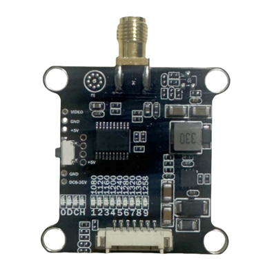 Беспроводной видеопередатчик для FPV-дрона 1.2 ГГц, 1.2G 1.6 Вт RF Power VTX, 8 каналов