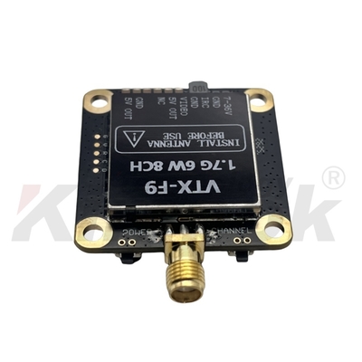 1.7G VTX 1.9G VTX 6W Беспроводной видеопередатчик 20 км Дальняя передача изображения